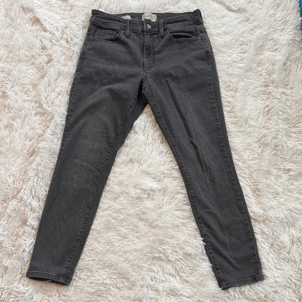 Target Universal Thread Goods Co High Rise Skinny Charcoal Gray Women's Jeans